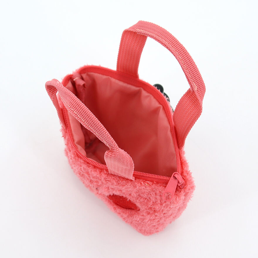 Custom Fashion Mini Teddy Fleece Crossbody Bag Sherpa Fleece Handbag Purse RPET Tote Bag for Women Winter Plush Texture Handbag manufacture