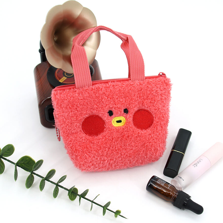 Custom Fashion Mini Teddy Fleece Crossbody Bag Sherpa Fleece Handbag Purse RPET Tote Bag for Women Winter Plush Texture Handbag supplier