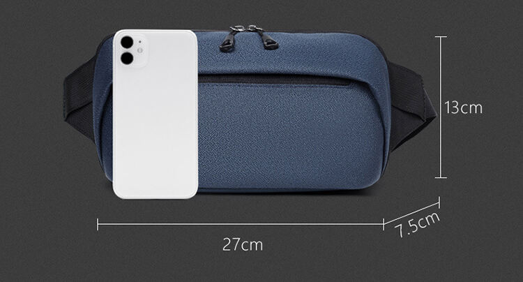 Wholesale OEM PU Vegan Leather Waist Pack Chest Bag Shoulder Cross Body Fanny Pack supplier