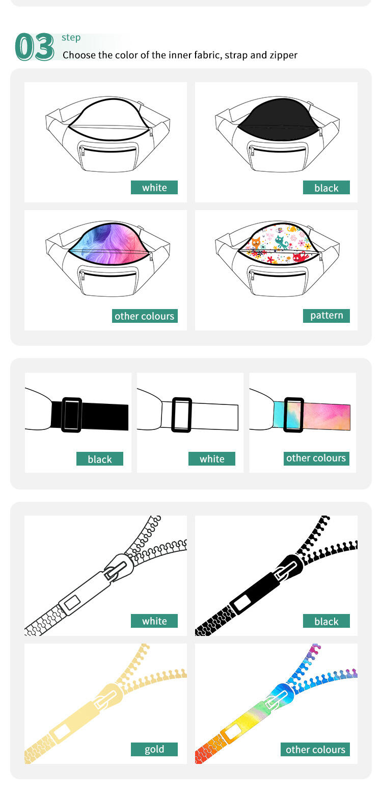 Letters Print Canvas Nylon Waterproof Casual Sports Shoulder Waist Bag Designer Crossbody Fanny Pack Waist Pouch manufacture