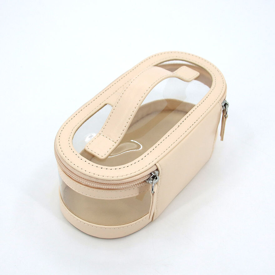 Women's Portable Mini Makeup Bag New Design PU Leather Travel Cosmetic Box Large Zipper for Lipstick Toiletries Brushes Storage manufacture