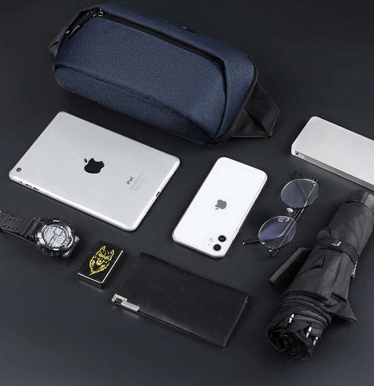 Wholesale OEM PU Vegan Leather Waist Pack Chest Bag Shoulder Cross Body Fanny Pack supplier