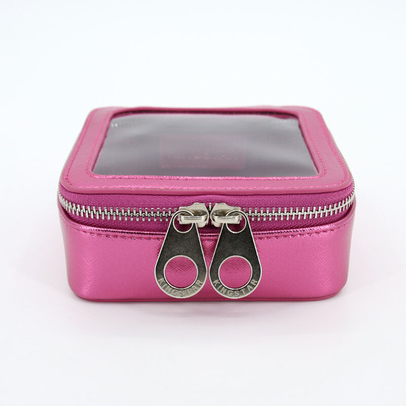 Small Waterproof Clear PVC Cosmetic Bag Customized Make up Pouch PU Travel Mini Fashion Plastic Makeup Bag With Zipper supplier