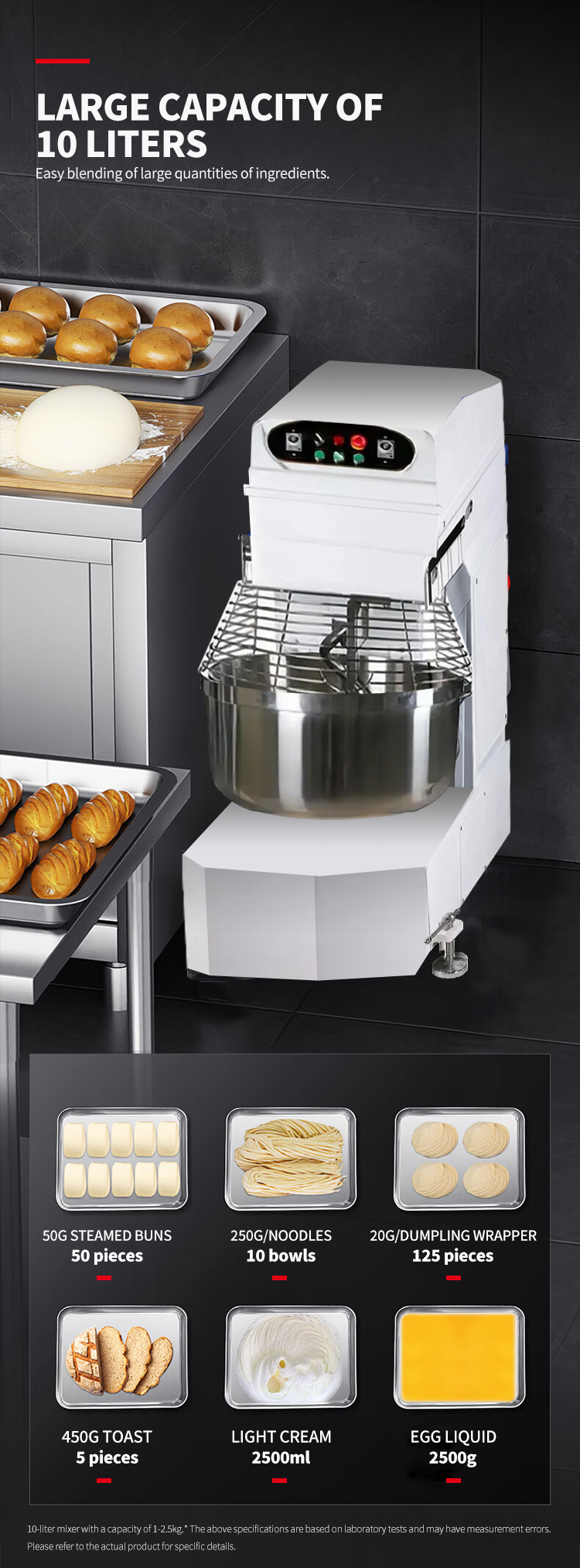 Bread Machine 30 Liter Dough Baking Mixer Electric Mixer Flour Mixer Machine For Bakery details