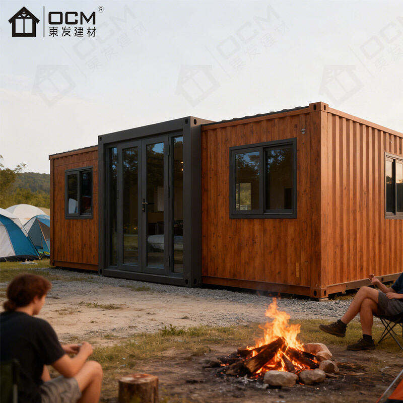 Expandable modular container homes create more living space without heavy foundations