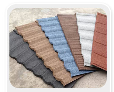 High quality  Stone Coated Metal  0.3mm Bond/ARC Tile Style Stone Chip Roof Tile Factory Price for Saudi Arabia factory