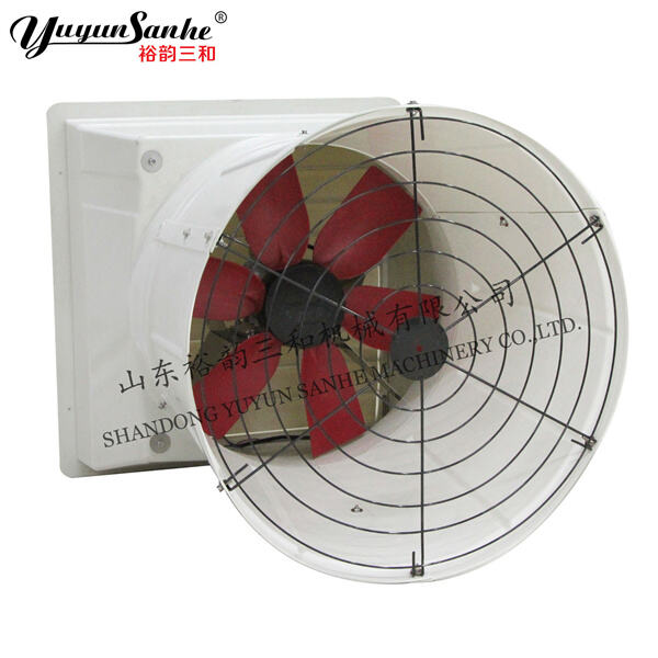 Energy-saving fiberglass fan for poultry house