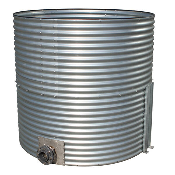 Maximizing Space with a Vertical Steel Water Tank
