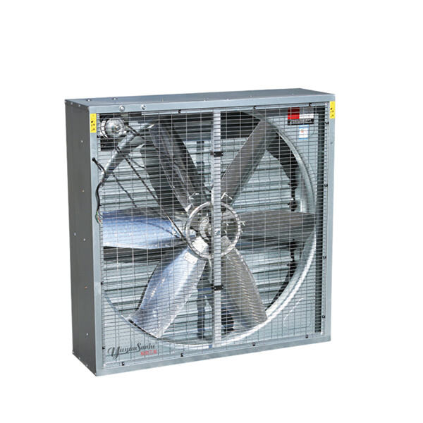 Efficient and energy-saving metal exhaust fan for commercial buildings