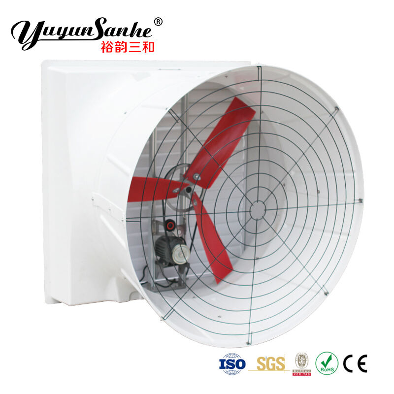 FRP Cone Fan Plastic Exhaust Fan for Swine Farm Pig House Poultry Farm Ventilation