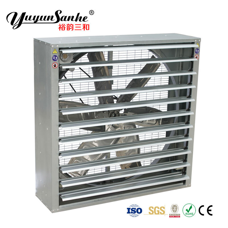 Small Shutter Heavy Hammer Exhaust Fan for Industry/Poultry Farm/Greenhouse Ventilation