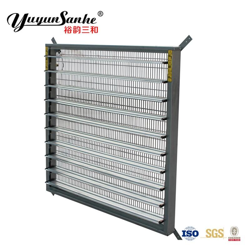 Galvanized Steel Electric Shutters Automatic Ventilation Louvers