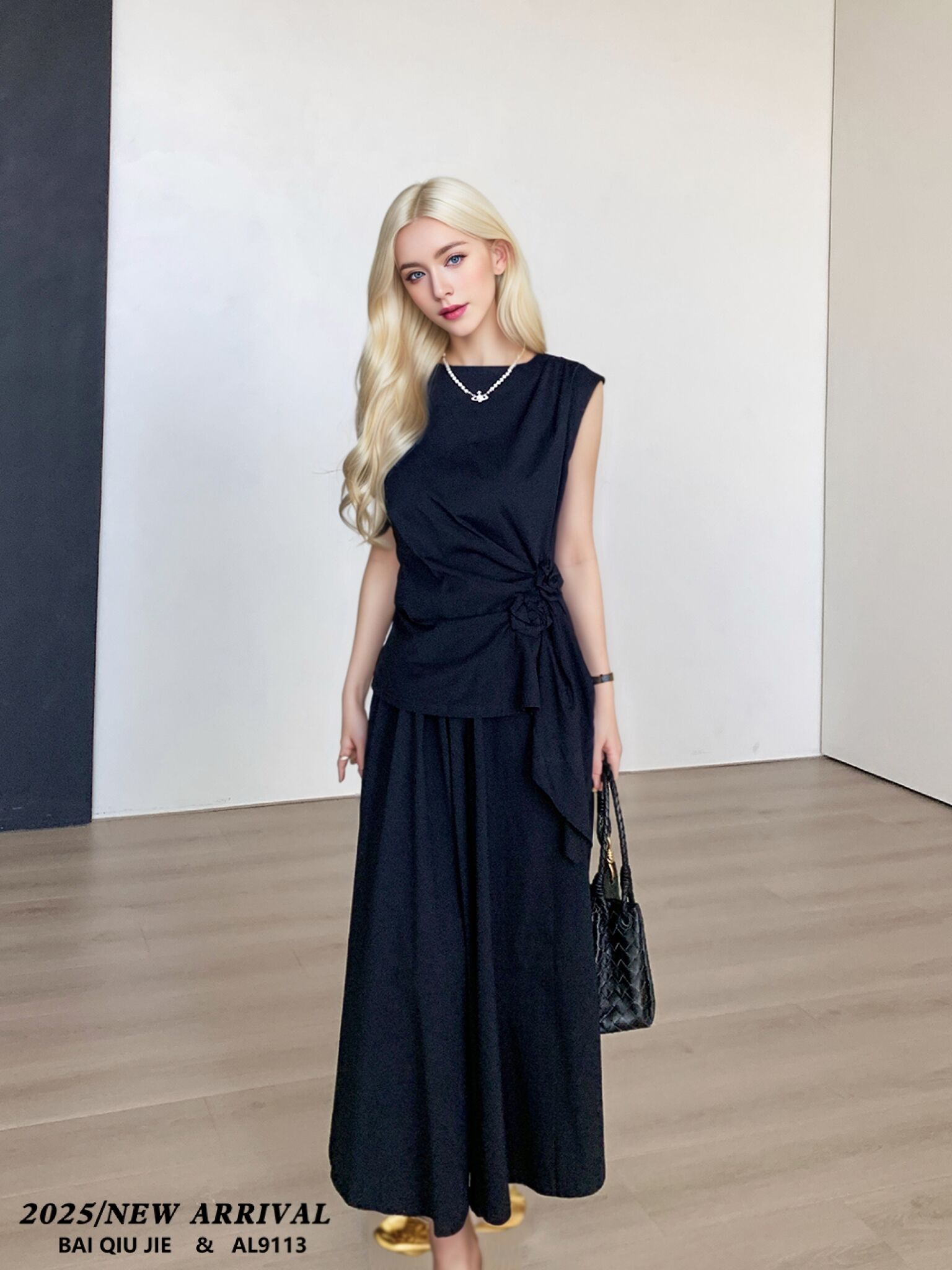 Women's Romantic Vintage Two-Piece Maxi Dress for Spring Summer Fall Casual Plain Dyed Modal Washable Cute Style for Party Date manufacture