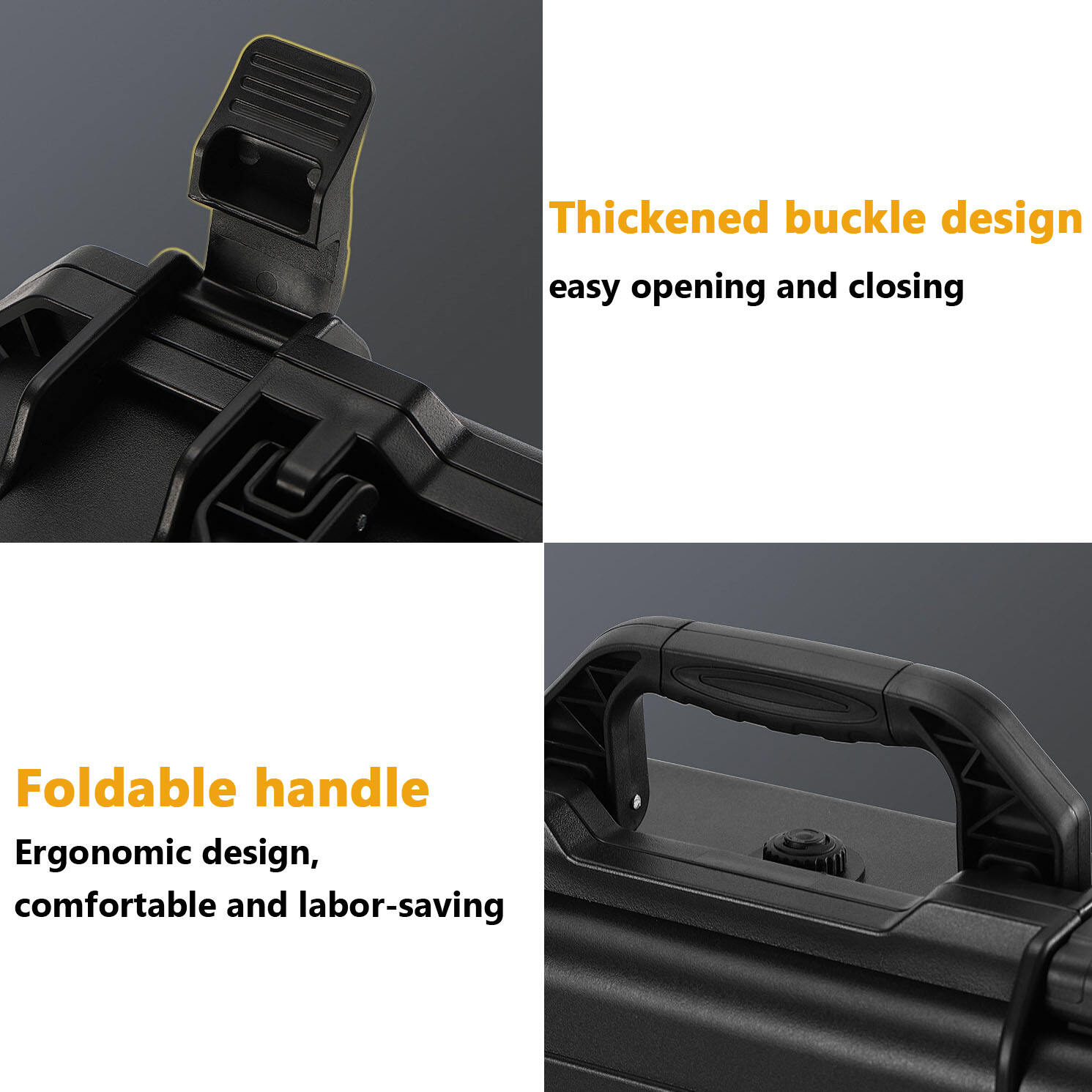 High Quality PP Plastic 1150 Equipment Safety Waterproof Dry Tool Box Storage Carry Protective Hard Case factory