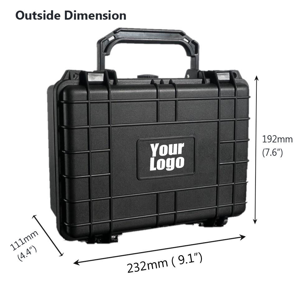 High Quality PP Plastic 1150 Equipment Safety Waterproof Dry Tool Box Storage Carry Protective Hard Case manufacture