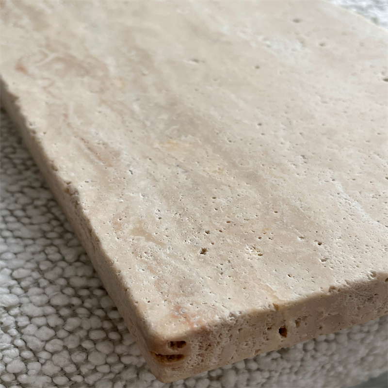 product paia stone handcrafted wabi sabi silver travertine table with natural organic texture for modern  interiors and living spaces-7