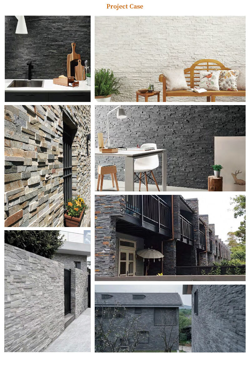 product external crude tiles stacked culture stone veneer slate facade design natural schist stone wall cladding exterior floor floor-5