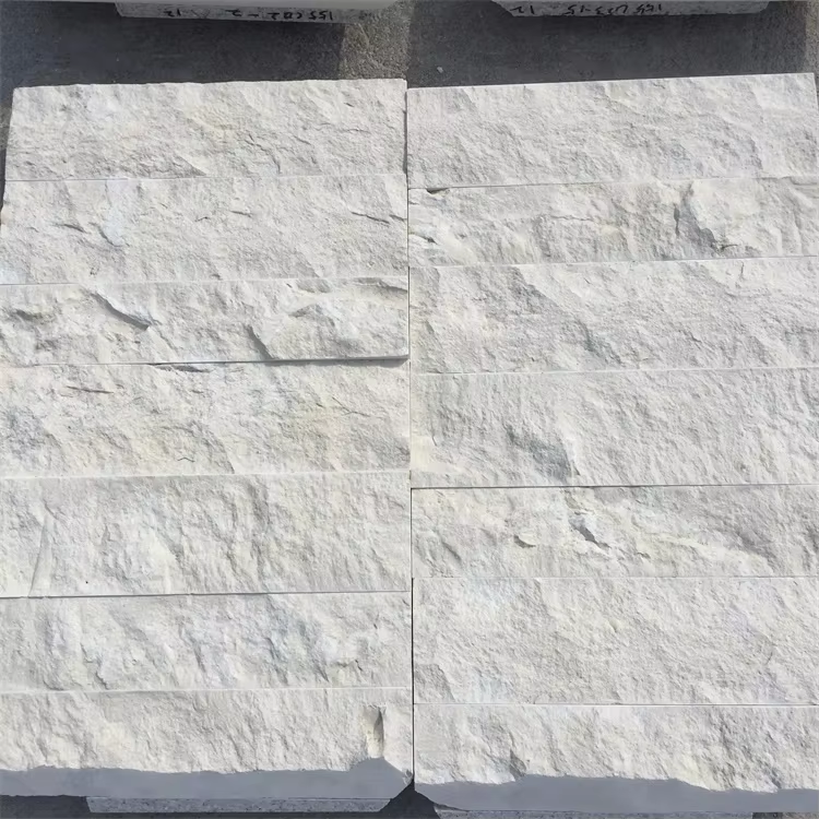 product natural split beige limestone cut to size slab exterior wall cladding for hotels church modern 3d design easy installation-1