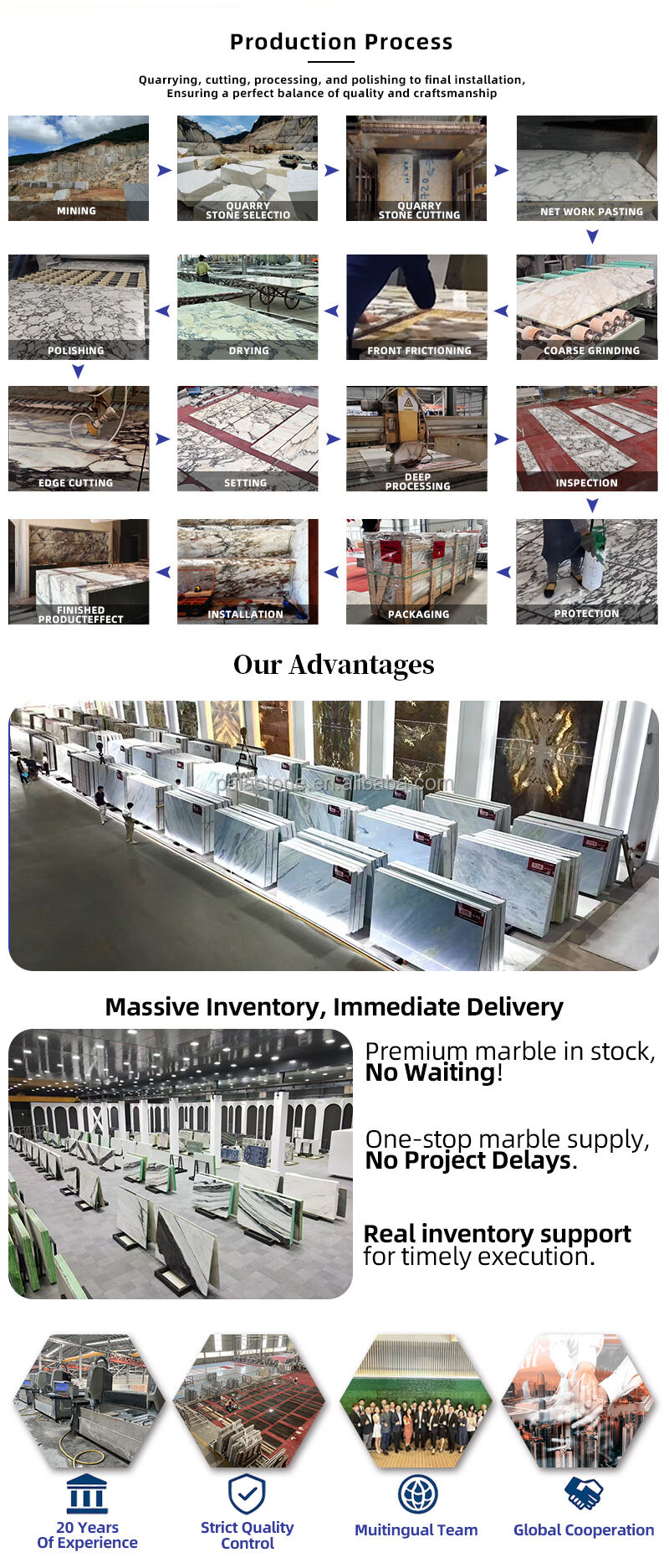 product modern natural stone white panda big slab waterproof wall for kitchen countertops with 1 year warranty for villa  hotel-15