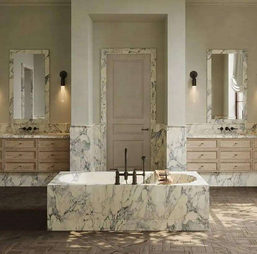 Natural Litchi Patterned Marble and Translucent Backlit Yellow Onyx for Interior Wall and Background Wall Decoration supplier