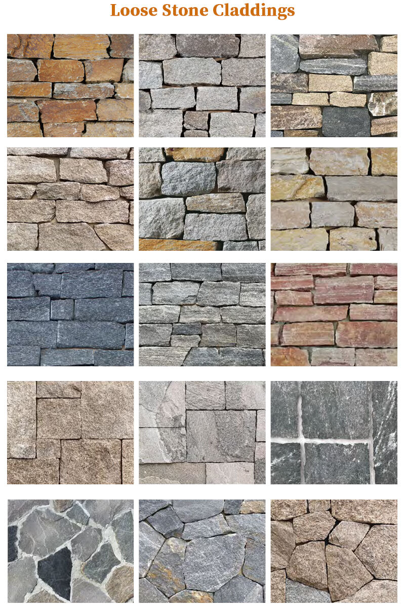 product external crude tiles stacked culture stone veneer slate facade design natural schist stone wall cladding exterior floor floor-6