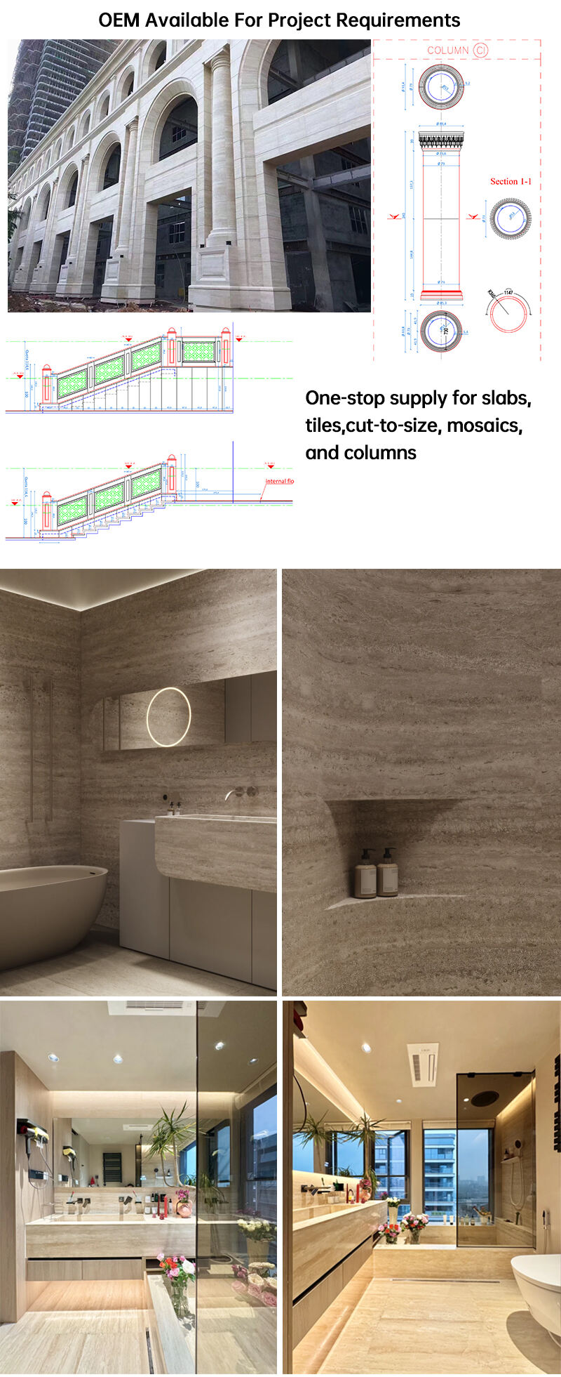 product paia stone handcrafted wabi sabi silver travertine table with natural organic texture for modern  interiors and living spaces-11