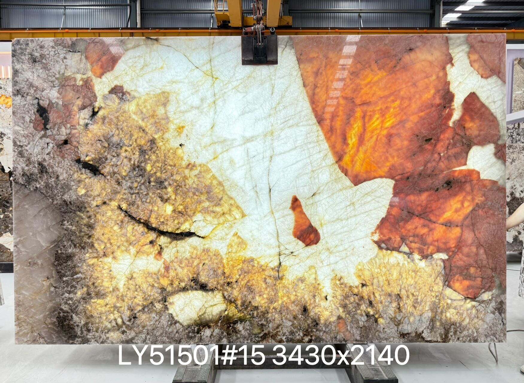 product pandora white luxury modern translucent natural marble slab for indoor wall and hotel use-7