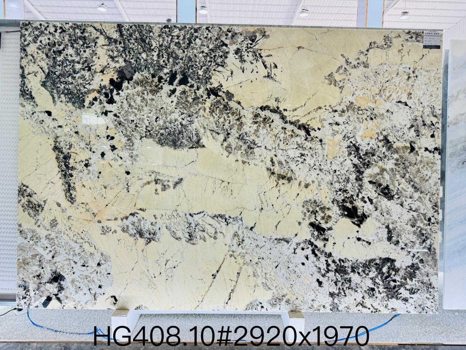 product paiastone exotic white patagonia quartzite led backlight light translucent interior wall  floor design tops marble slab974-1