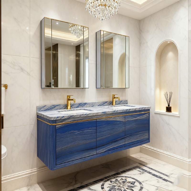 product modern natural stone azul macaubas low marble sink for hotel  villa washroom bathroom water resistant eco friendly customizable-5