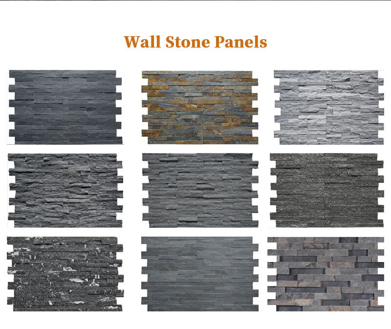 product external crude tiles stacked culture stone veneer slate facade design natural schist stone wall cladding exterior floor floor-4