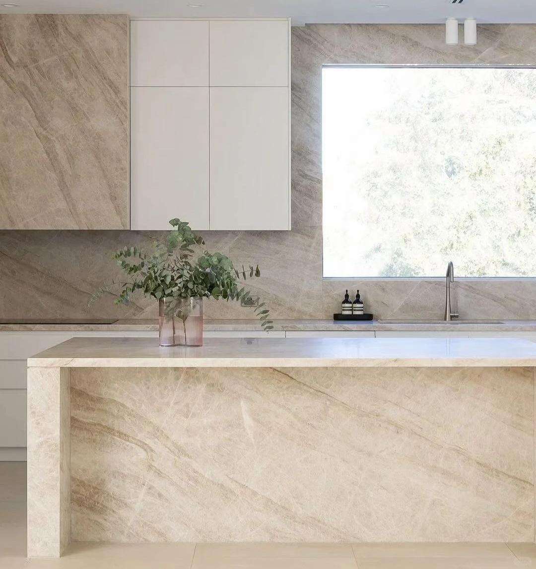 product taj mahal quartzite slab natural marble slab for indoor kitchen island countertop design brazilian quartzite stone villa design887-2