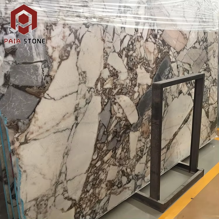 Natural Grey Marble Polished Cut-to-Size Slab for Villa Living Room Dining Area Modern Design Waterproof Indoor Use details