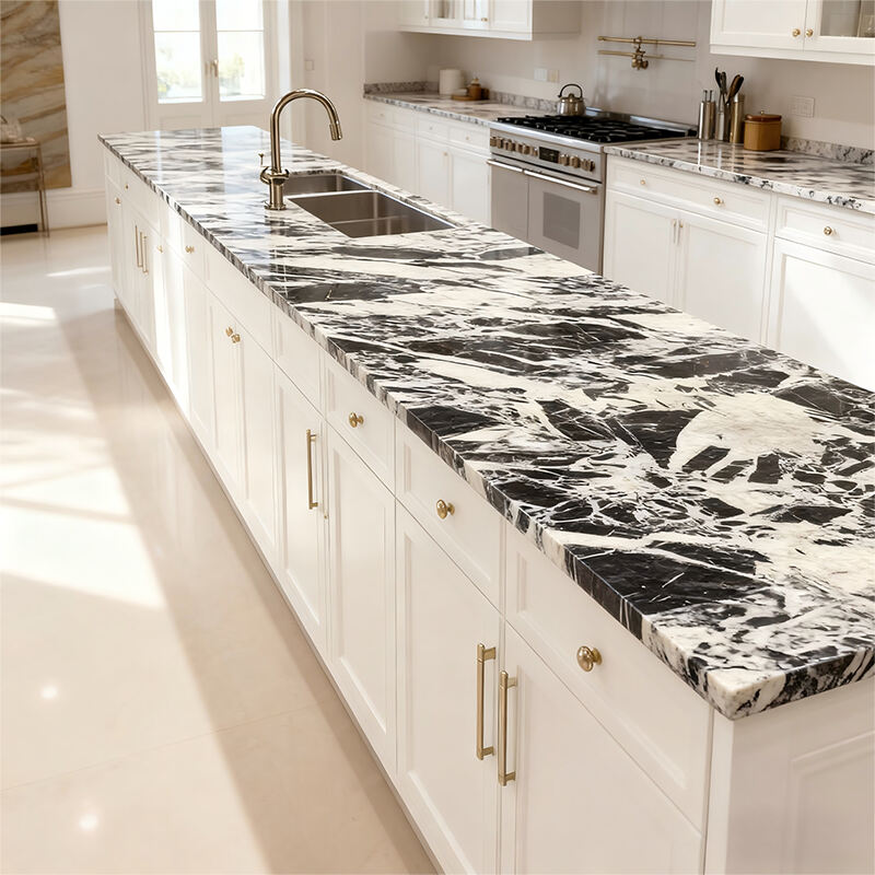 Luxurious Napoleon and Bvlgari Black Marble Slabs & Tiles for Elegant Interior Designs details