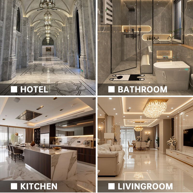 product modern natural stone white panda big slab waterproof wall for kitchen countertops with 1 year warranty for villa  hotel-13