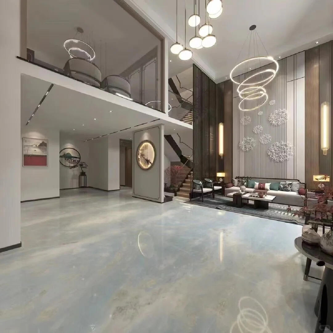 Modern Blue Crystal Marble Translucent Brazilian Luxury Stone Quartzite Slab Polished Waterproof for Indoor Use for Bathrooms factory