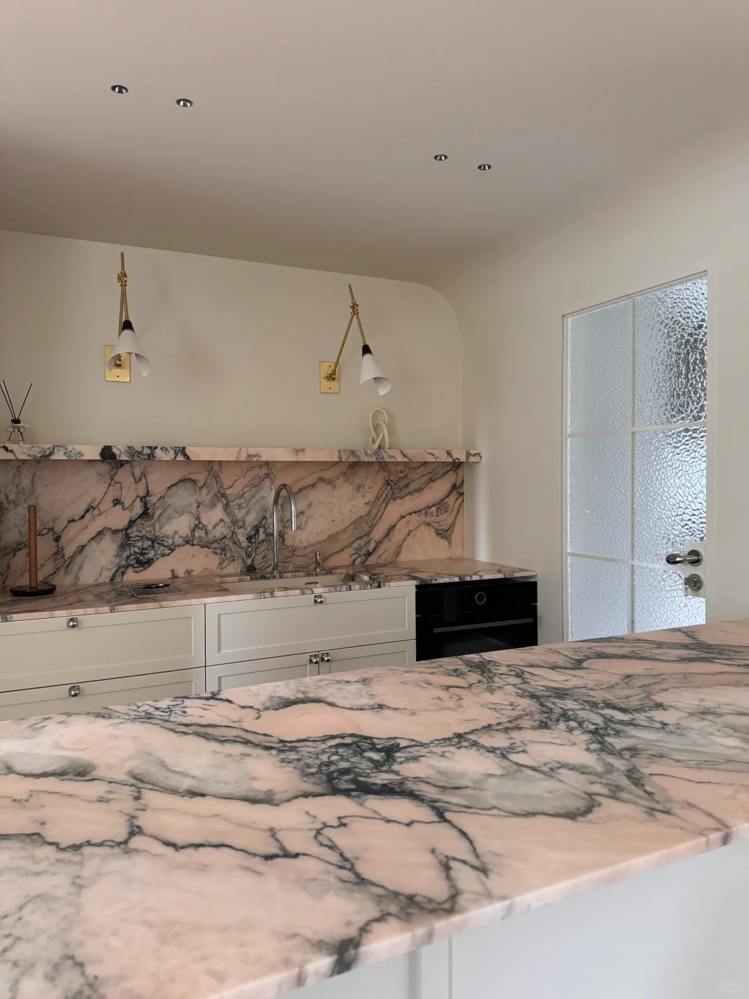 product natural aurora pink marble wall floor tile polished natural stone big marble slab villa hotel bathroom marble floor wall design-5