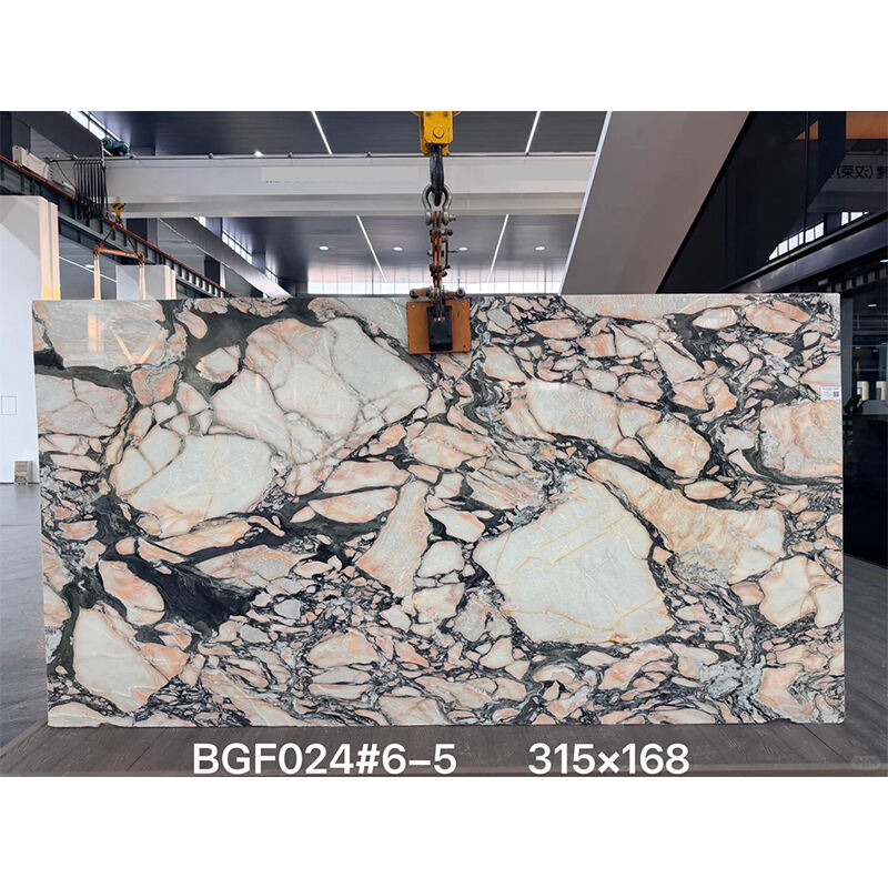 product natural rosa calacatta aurora pink marble slab luxury calacatta viola modern villa waterproof cut to size for countertop island663-1