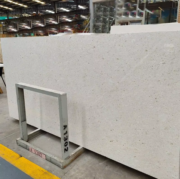 product modern outdoor decoration beauty nature stone flooring 2400mm1200mm18cm crema pearl limestone slab travertine outdoor modern-2