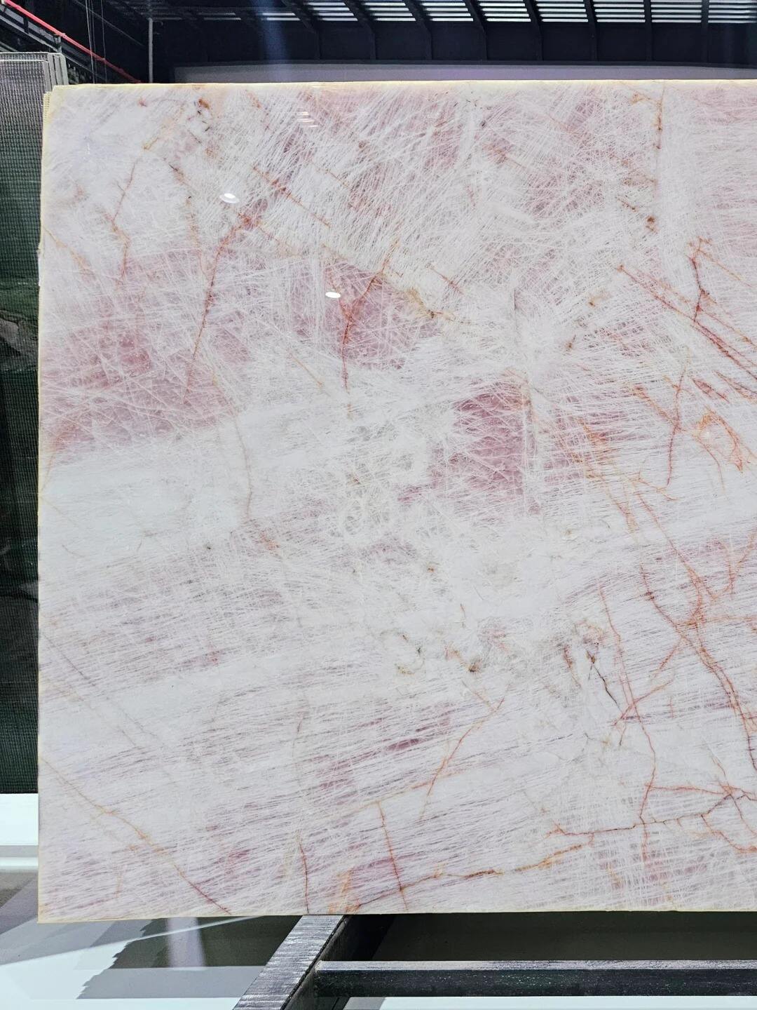 Modern Pink Onyx Marble Stone Factory Direct Sale Polished Indoor Outdoor Use Table Top & Bathroom Tile for Hotels manufacture