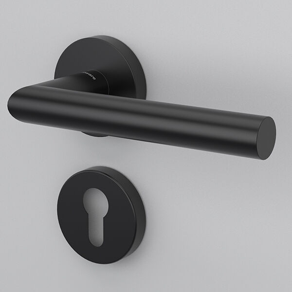 Siyah xarici kapı ələləri ilə evinizin görünüşünü yaxşılaşdırmaq