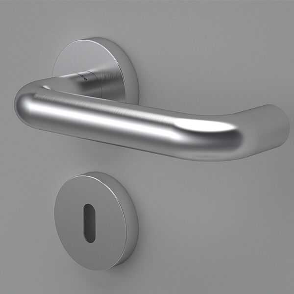 Sleek and Durable - Keyed Door Handle