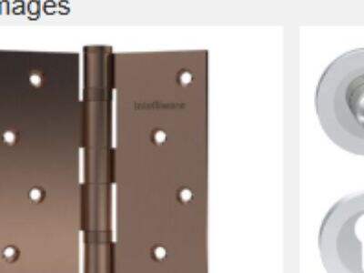 What are the different types of door hinges?