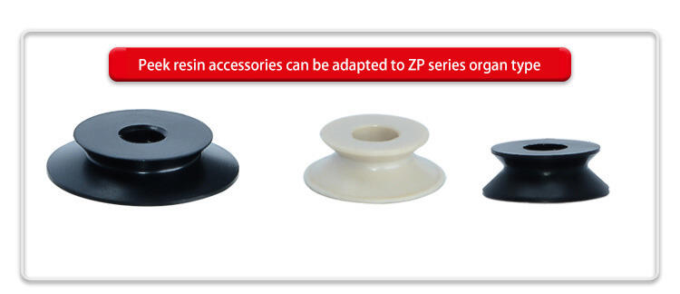 Manipulator Arm Vacuum Suction Cup Industrial Silicone Pneumatic For Air Fitting details