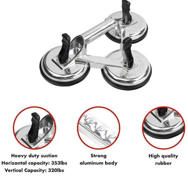 Compact suction cup gripper perfect for small spaces