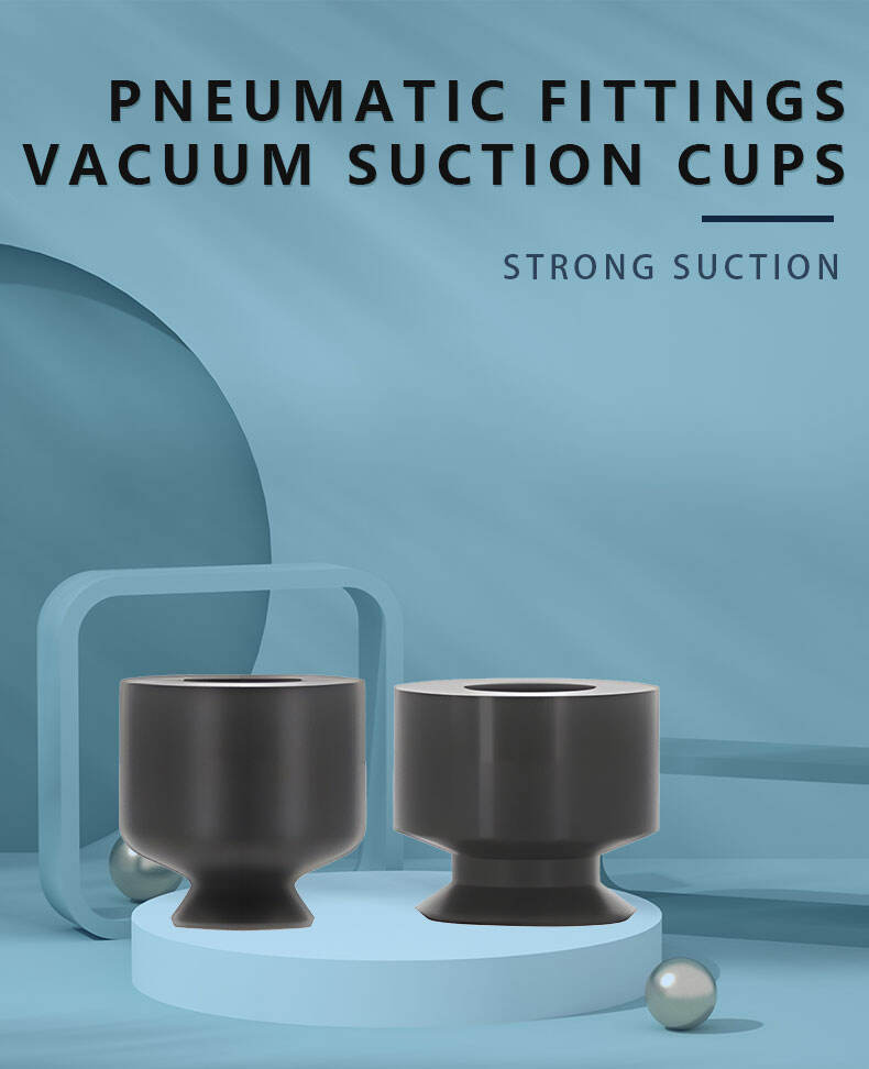 pneumatic fittings industrial 2mm 150mm robotic arm heavy duty glass vacuum suction cups supplier
