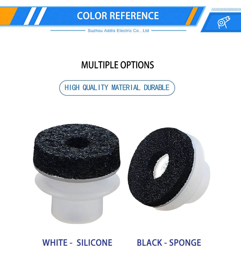 Industry robot arm 10mm30mm50mm high quality small sponge silicone suction cup details