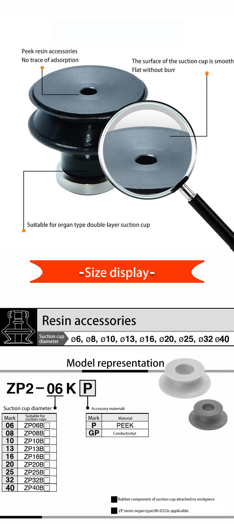Manipulator Arm Vacuum Suction Cup Industrial Silicone Pneumatic For Air Fitting factory