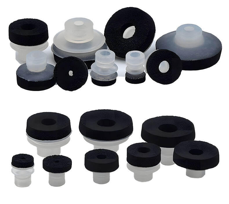 Industry robot arm 10mm30mm50mm high quality small sponge silicone suction cup manufacture