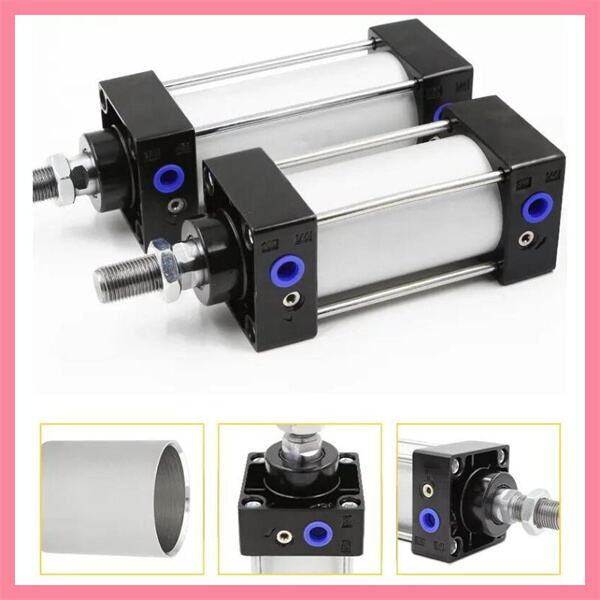 Diaphragm air cylinders at work
