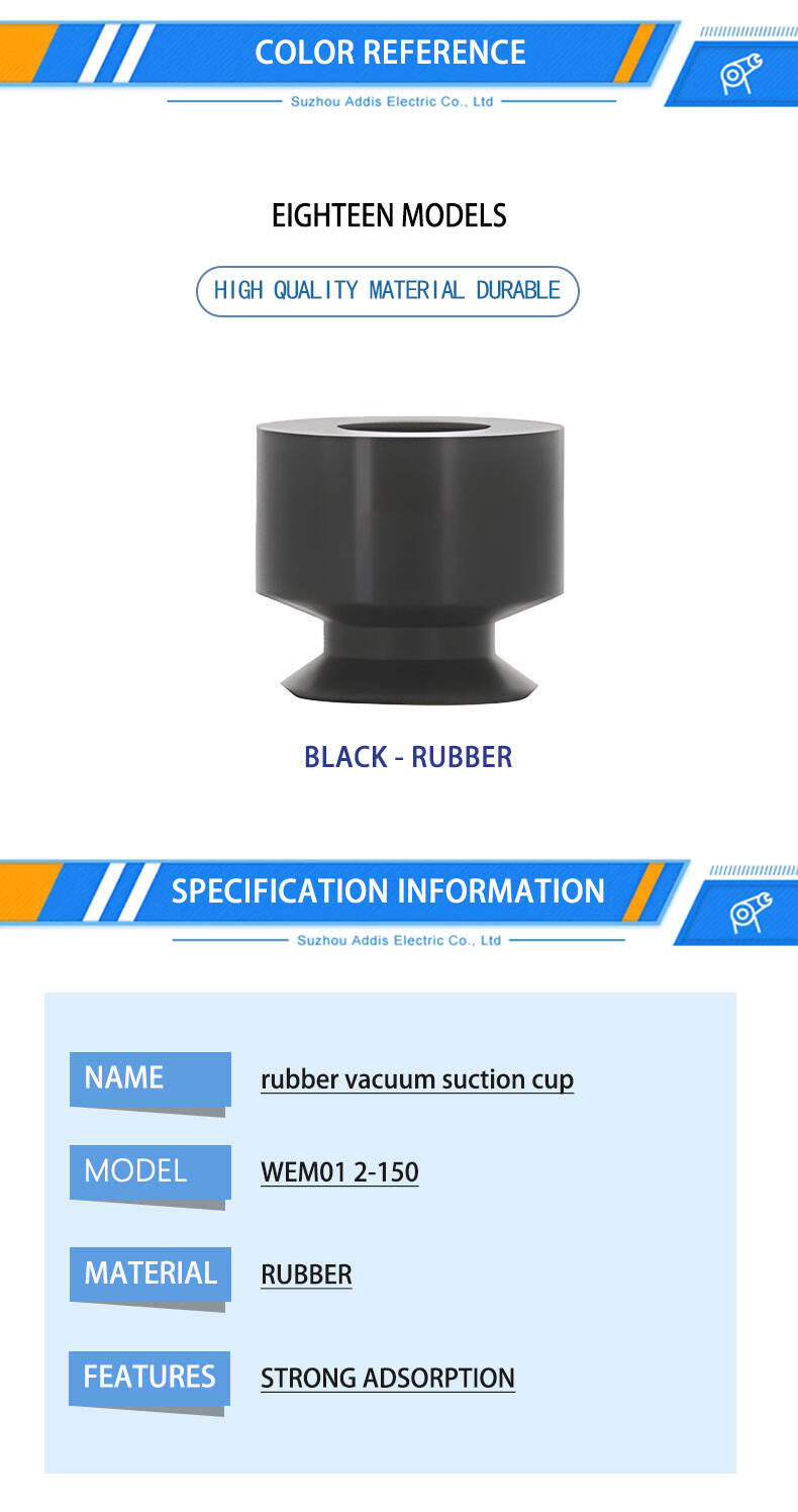 pneumatic fittings industrial 2mm 150mm robotic arm heavy duty glass vacuum suction cups supplier